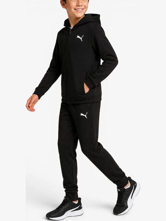 PUMA Анцуг Fl Детски Комплект Анцуг С Блуза Черен