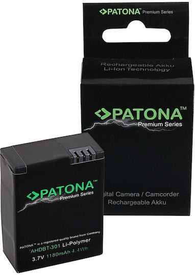 Patona Premium Μπαταρία Gopro Hd Hero 3+ Ahdbt302 Ahdbt301 Ahdbt201