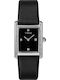 Timex Дамски Часовник 24mm Кварцов с Черна Кожена Каишка