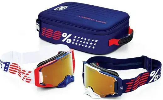 Μάσκα 100% Armega Mirrored Lens Triple Layer Foam Δεν Δέχεται Tear Off