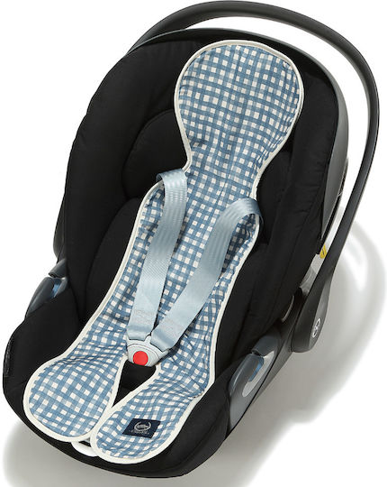 La Millou Car Seat Cover Blue Berry Vichy