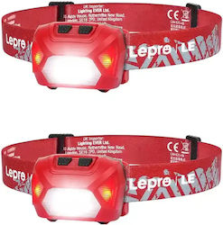 Lepro Rechargeable LED Headlamp IPX4 with Maximum Brightness 300lm 2pcs Lepro Rechargeable LED Headlamp IPX4 with Maximum Brightness 300lm 2pcs