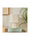 Kelia Ceramic Table Lamp for E14 Fitting with White Shade and Base