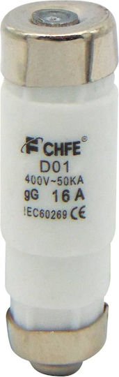 Ασφαλεια Φυσιγγιο Neozed D01 E14 16a Chf Σετ 10