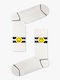 Baumwollsocke Mit Happy Smiley Design Nodo