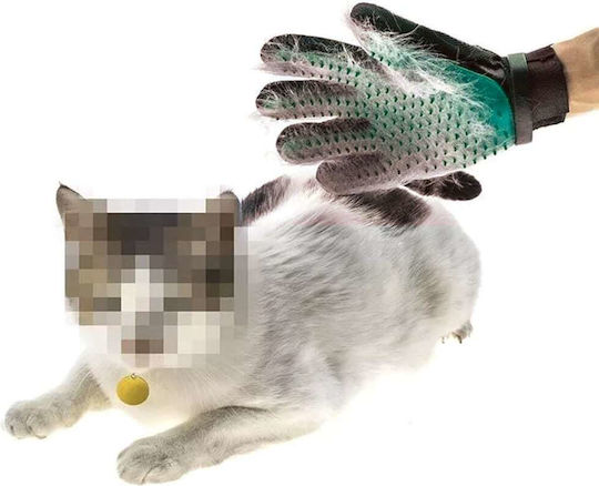 True Touch Five-finger Pet Glove Green
