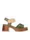 Damen Sandalen Khaki