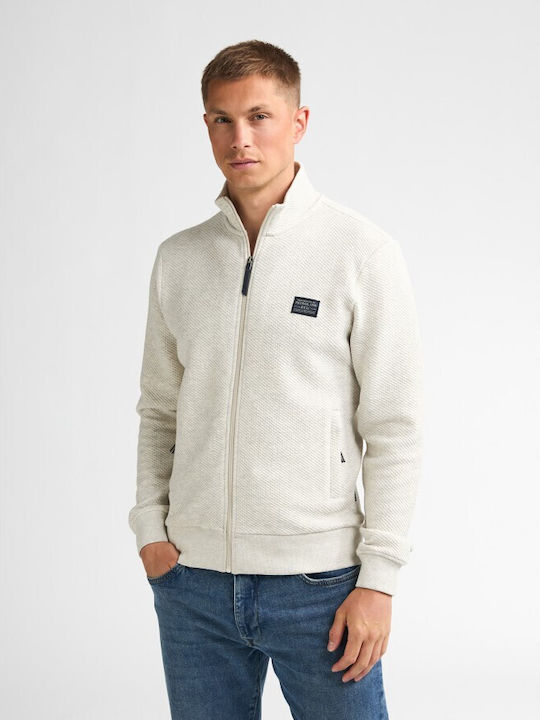 Men's White Cardigan