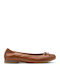Women's Ballerina Shoes Tabac Brown