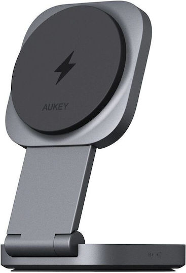 Aukey Wireless Charger (Qi Pad) 7.5W Grey (MagFusion L)