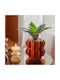 Τεχνητό Φυτό Γλάστρα Φ28x27 A-s Homy 218930 Orange Κεραμικό