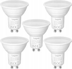 Lepro Becuri LED 4.5W GU10 Alb Rece 5 Bucăți Lepro Becuri LED 4.5W GU10 Alb Rece 5 Bucăți