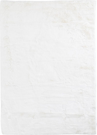 Royal Carpet Bunny Bunny Canvas Бял Неплъзгащ Се Килим Правоъгълна Furry Бял 133x190см