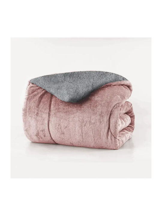 Borea Cozy Grey Super King Quilt 220x240cm