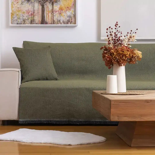 Borea Borea Sofa Throw 2 Sides 180x250cm Petrol Blue
