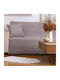 Borea Three-Seater Sofa Throw Chenille 180x300cm Terra