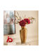 Decorative Metallic Barrel Vase Gold Φ18.5xH40cm