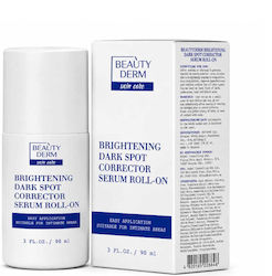 Beauty Derm Изсветляващ Рол-он за Тъмни Петна Успокояващ и Хидратиращ Серум за Лице с Пантенол за Блясък и Пигментни Петна 90ml