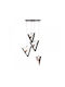 NG Santas NG Santas Deckenleuchte Bronze Für 4 E27 Glühbirnen 40x80cm