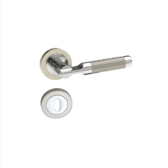 M-103 Rosette Nickel Nickel Matt Fix Rechts