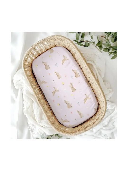 Borea Set Baby Cradle Sheets Cotton Blush Pink ...
