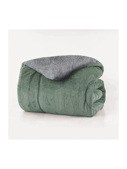 Borea Single Sherpa Comforter 160x220cm Cozy Ol...