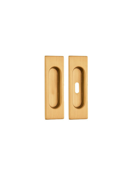 Zogometal Zogometal Türdrücker mit Schlüsselloch Gold 307.63-11