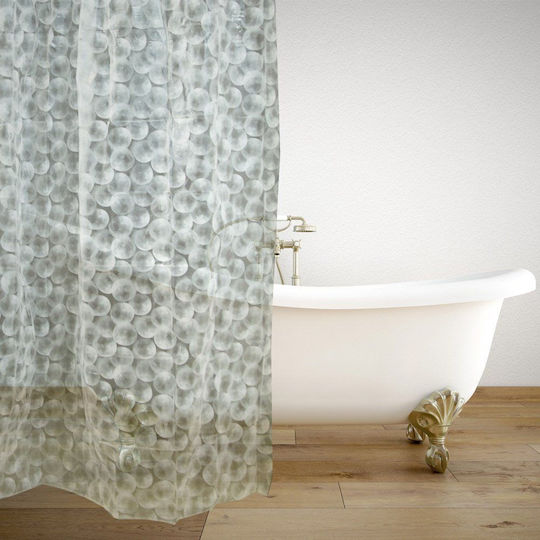 San Lorentzo Shower Curtain 180x180cm Transparent
