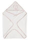 24home.gr Baby-Badetuch mit Kapuze Cat Pink 75x75cm