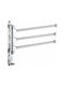 Gloria Triple Bathroom Hook with Screws 31.8x25cm Silver