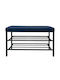 Taburet Camera De Zi Albastru Navy 75x30x47cm