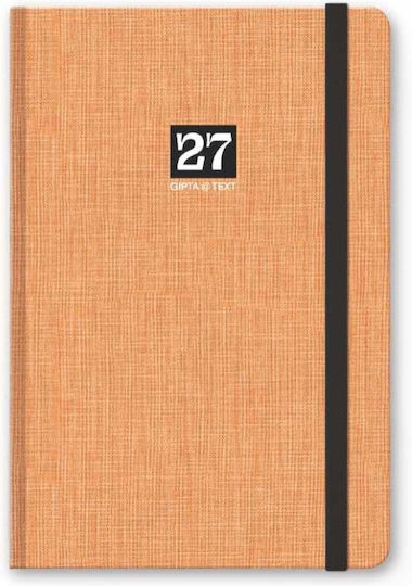 Gipta Tägliche Tagesordnung 2027 Orange 17x24cm