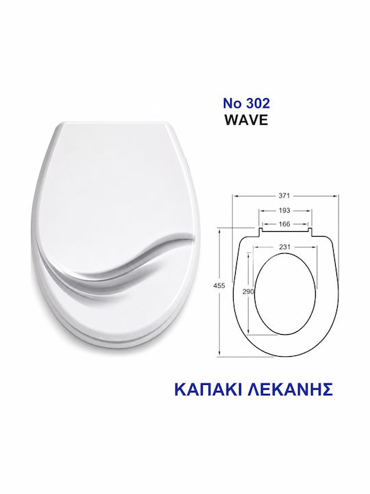 Import Hellas Toilettensitz Sanftes Schließen Kunststoff
