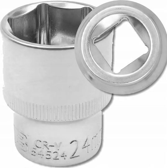 JCB Hexagon Sockets with Frame Host 1/2" Diameter 1/2" / 24