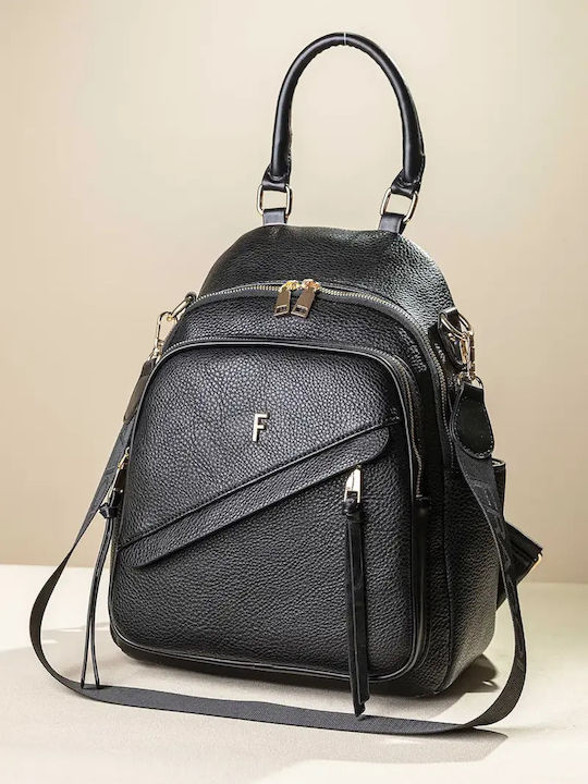 Fragola Women's Backpack / Shoulder Bag Black