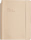 Type Center Weekly Agenda A5 2027 Beige Leather 14x20.5cm (with Personalization)