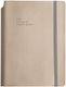 Type Center Weekly Agenda A5 2027 Silver Leather 14x20.5cm (with Personalization)