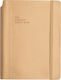 Type Center Weekly Agenda A5 2027 Gold Leather 14x20.5cm (with Personalization)