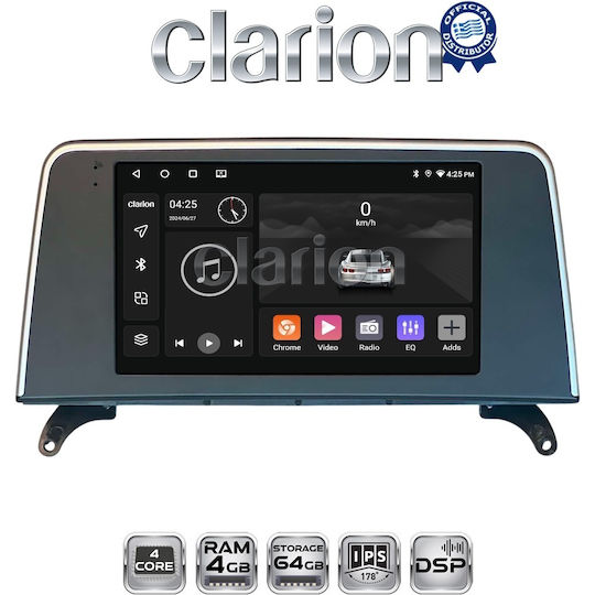 Clarion Car Audio System for BMW X5 (E70) / X6 Bluetooth USB WiFi GPS Apple CarPlay Android Auto