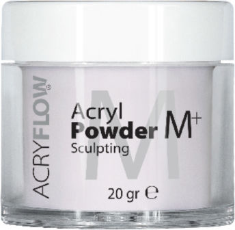 Acryflow Acryflow Acryl Pulver M+ Gel Falsche Nagelgel Rosa Schimmer 20gr
