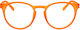 Looplabb Lesebrillen +2.50 in Orange Farbe