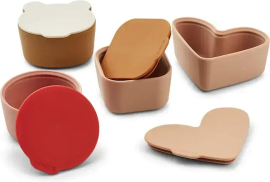 Liewood Toto Kids' Dinner Set from Silicon 0.135lt Multicolour
