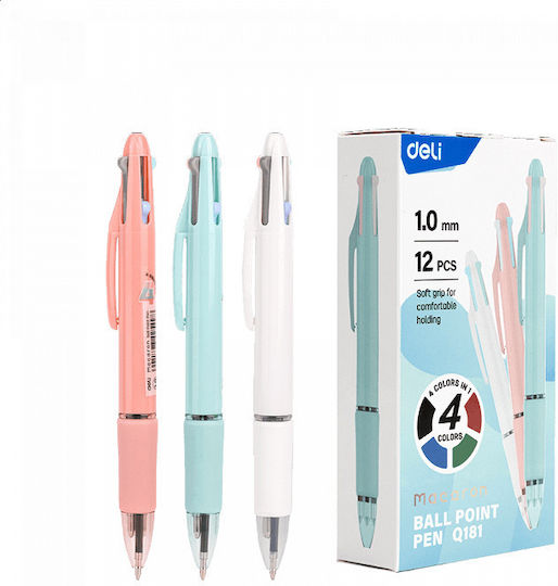 Deli Macaron Kugelschreiber Ballpoint 12 Stück