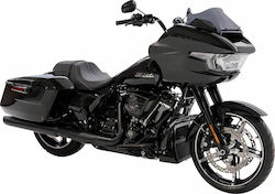 Klock Werks Мотоциклетна Желатина Carbon Flare Kww-01-0708-ds Harley Davidson Fltrxstse 1977 Abs 24 Сив