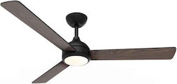 Philips Velyx 132cm με Φως Καφέ / Μαύρος Philips Velyx 132cm με Φως Καφέ / Μαύρος