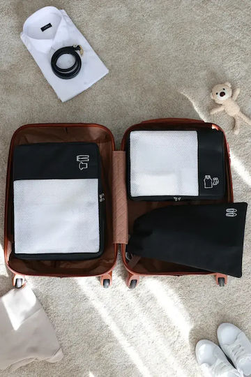 SteweHome Organizer Case Black 3 Pieces