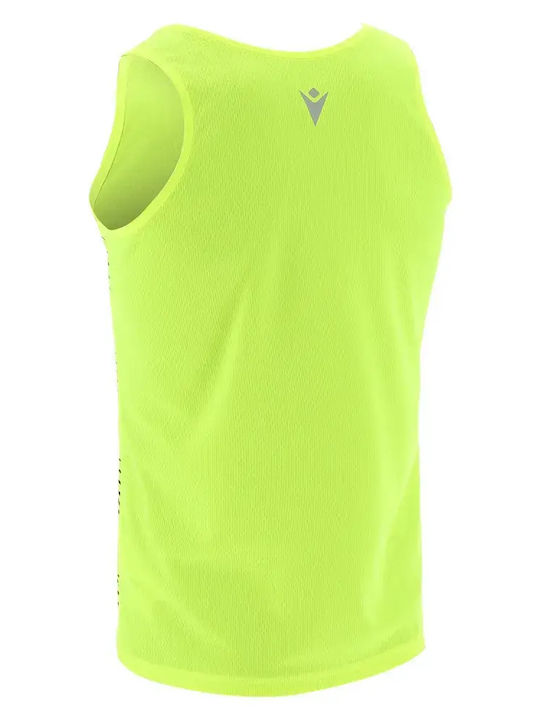 Macron Neon Gelbe/Schwarze Herrenbluse