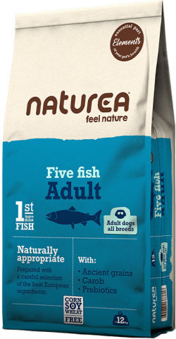Elements 12kg Dry Dog Food for Adult Dogs with Fish, Tuna, Corn and Chicken