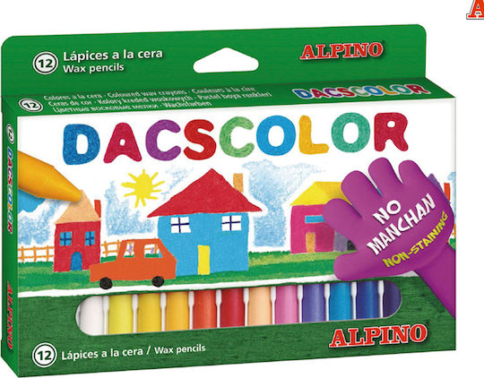 Alpino Dc050290 Alpino Χρωματιστές Κηρομπογιές Dc050290 12 Τμχ