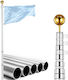 Flag Pole with a Stake